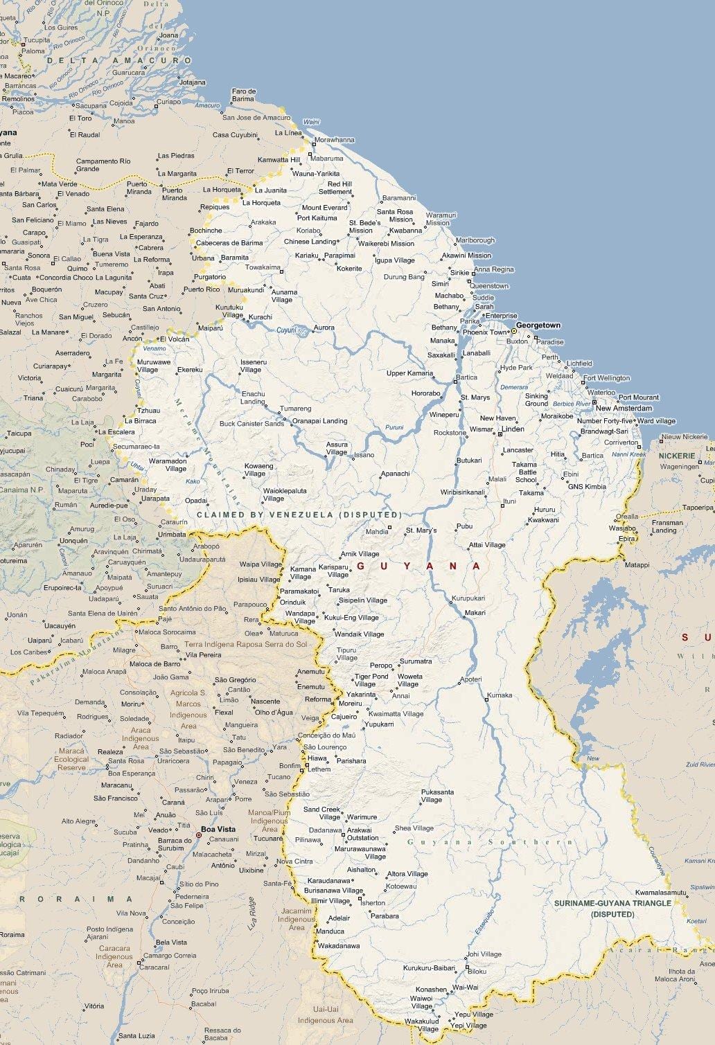 bản đồ của đường Na